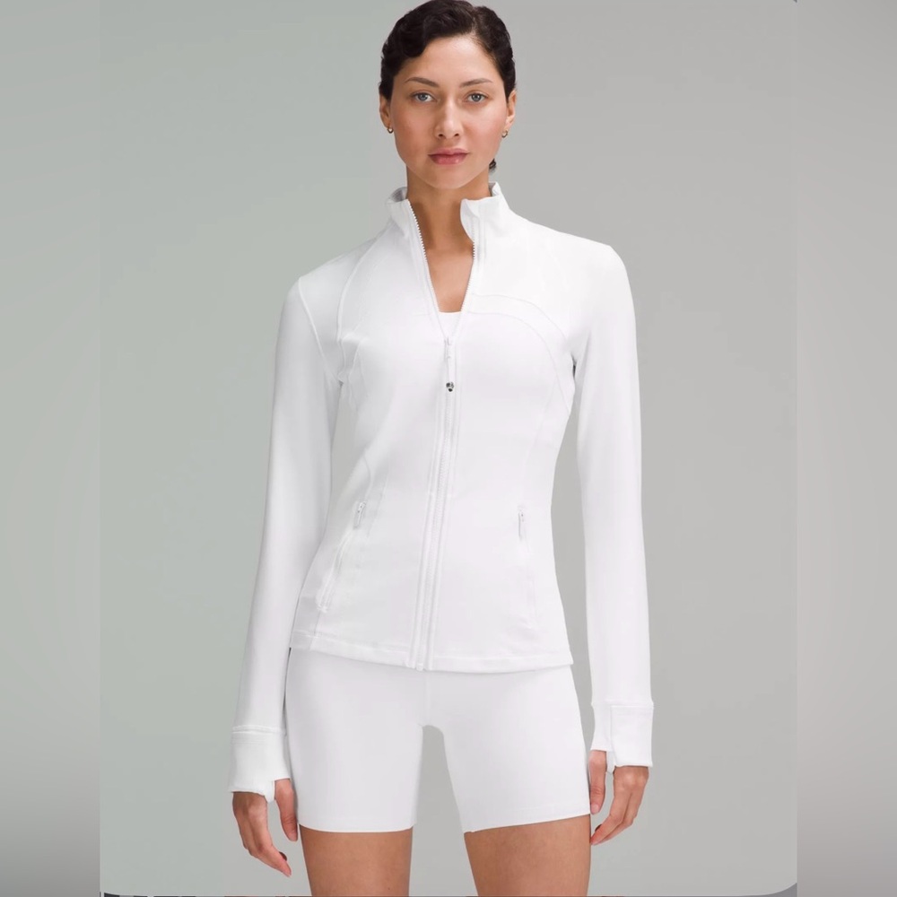 White lululemon define jacket size 8